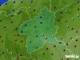群馬県のアメダス実況(日照時間)(2018年02月12日)