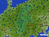 長野県のアメダス実況(日照時間)(2018年02月12日)