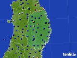 岩手県のアメダス実況(日照時間)(2018年02月12日)