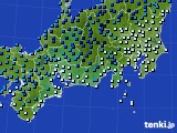 東海地方のアメダス実況(気温)(2018年02月12日)