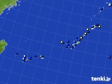 沖縄地方のアメダス実況(風向・風速)(2018年02月12日)