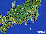 関東・甲信地方のアメダス実況(日照時間)(2018年02月13日)