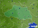 埼玉県のアメダス実況(風向・風速)(2018年02月13日)