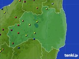 福島県のアメダス実況(積雪深)(2018年02月14日)