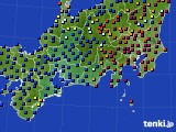東海地方のアメダス実況(日照時間)(2018年02月15日)