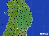 岩手県のアメダス実況(日照時間)(2018年02月16日)