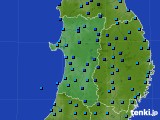 2018年02月16日の秋田県のアメダス(気温)