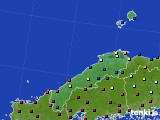 島根県のアメダス実況(日照時間)(2018年02月17日)