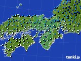 近畿地方のアメダス実況(気温)(2018年02月17日)