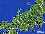 2018年02月17日の北陸地方のアメダス(風向・風速)