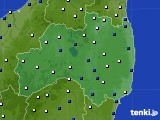 2018年02月17日の福島県のアメダス(風向・風速)