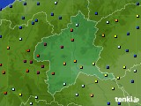 群馬県のアメダス実況(日照時間)(2018年02月21日)