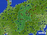 長野県のアメダス実況(日照時間)(2018年02月21日)