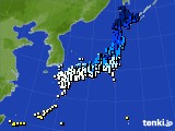 アメダス実況(気温)(2018年02月21日)