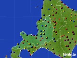 道央のアメダス実況(日照時間)(2018年02月22日)