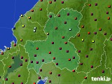 岐阜県のアメダス実況(日照時間)(2018年02月23日)