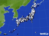 アメダス実況(風向・風速)(2018年02月23日)