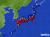 2018年02月24日のアメダス(日照時間)