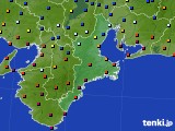 三重県のアメダス実況(日照時間)(2018年02月24日)