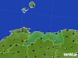 鳥取県のアメダス実況(日照時間)(2018年02月24日)