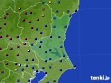 茨城県のアメダス実況(日照時間)(2018年02月25日)