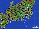 関東・甲信地方のアメダス実況(日照時間)(2018年02月26日)