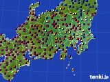 2018年02月27日の関東・甲信地方のアメダス(日照時間)