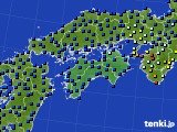 四国地方のアメダス実況(日照時間)(2018年02月28日)