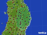 岩手県のアメダス実況(日照時間)(2018年02月28日)