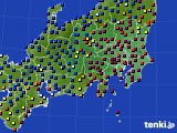 関東・甲信地方のアメダス実況(日照時間)(2018年03月01日)