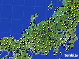 北陸地方のアメダス実況(風向・風速)(2018年03月01日)