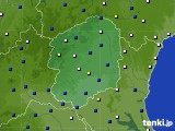 栃木県のアメダス実況(風向・風速)(2018年03月01日)