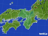 近畿地方のアメダス実況(積雪深)(2018年03月02日)