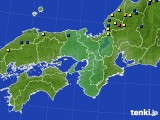 近畿地方のアメダス実況(積雪深)(2018年03月03日)