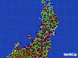 東北地方のアメダス実況(日照時間)(2018年03月03日)