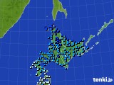 北海道地方のアメダス実況(気温)(2018年03月03日)