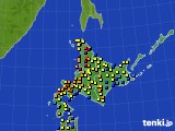 2018年03月04日の北海道地方のアメダス(積雪深)