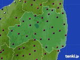 福島県のアメダス実況(日照時間)(2018年03月04日)