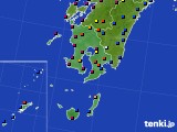 鹿児島県のアメダス実況(日照時間)(2018年03月04日)