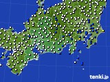 2018年03月04日の東海地方のアメダス(風向・風速)