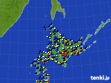 北海道地方のアメダス実況(日照時間)(2018年03月06日)