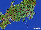 関東・甲信地方のアメダス実況(日照時間)(2018年03月06日)