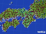 近畿地方のアメダス実況(日照時間)(2018年03月06日)