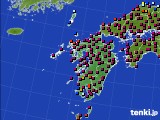 九州地方のアメダス実況(日照時間)(2018年03月06日)