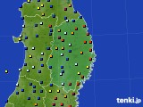 2018年03月06日の岩手県のアメダス(日照時間)