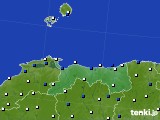 鳥取県のアメダス実況(風向・風速)(2018年03月06日)