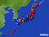 アメダス実況(日照時間)(2018年03月07日)