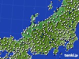 北陸地方のアメダス実況(風向・風速)(2018年03月07日)