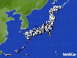 2018年03月07日のアメダス(風向・風速)