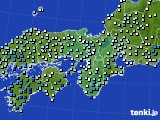 近畿地方のアメダス実況(降水量)(2018年03月08日)